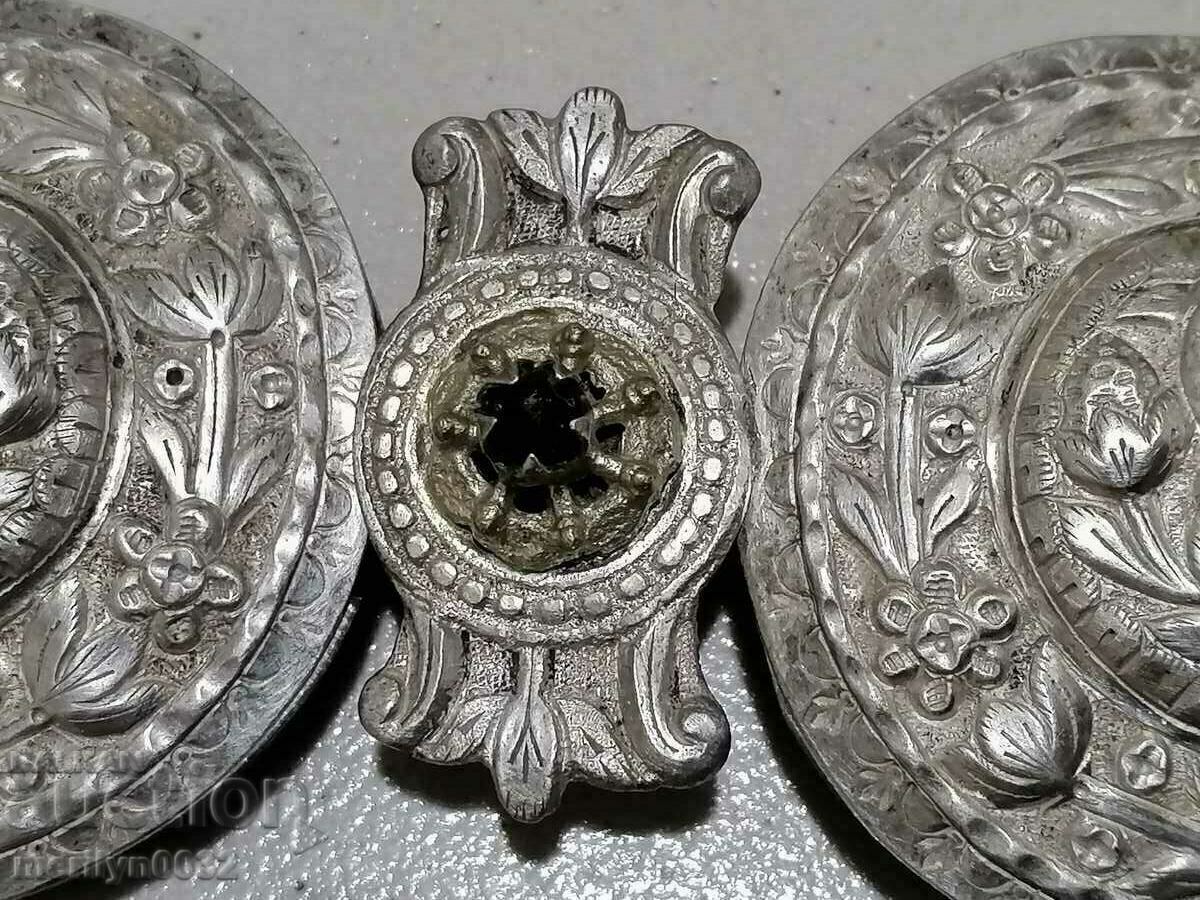 Renaissance hammered silver pafts, pafts, silver, jewelry - 7 Renaissance hammered silver pafts, pafts, silver, jewelry - 7