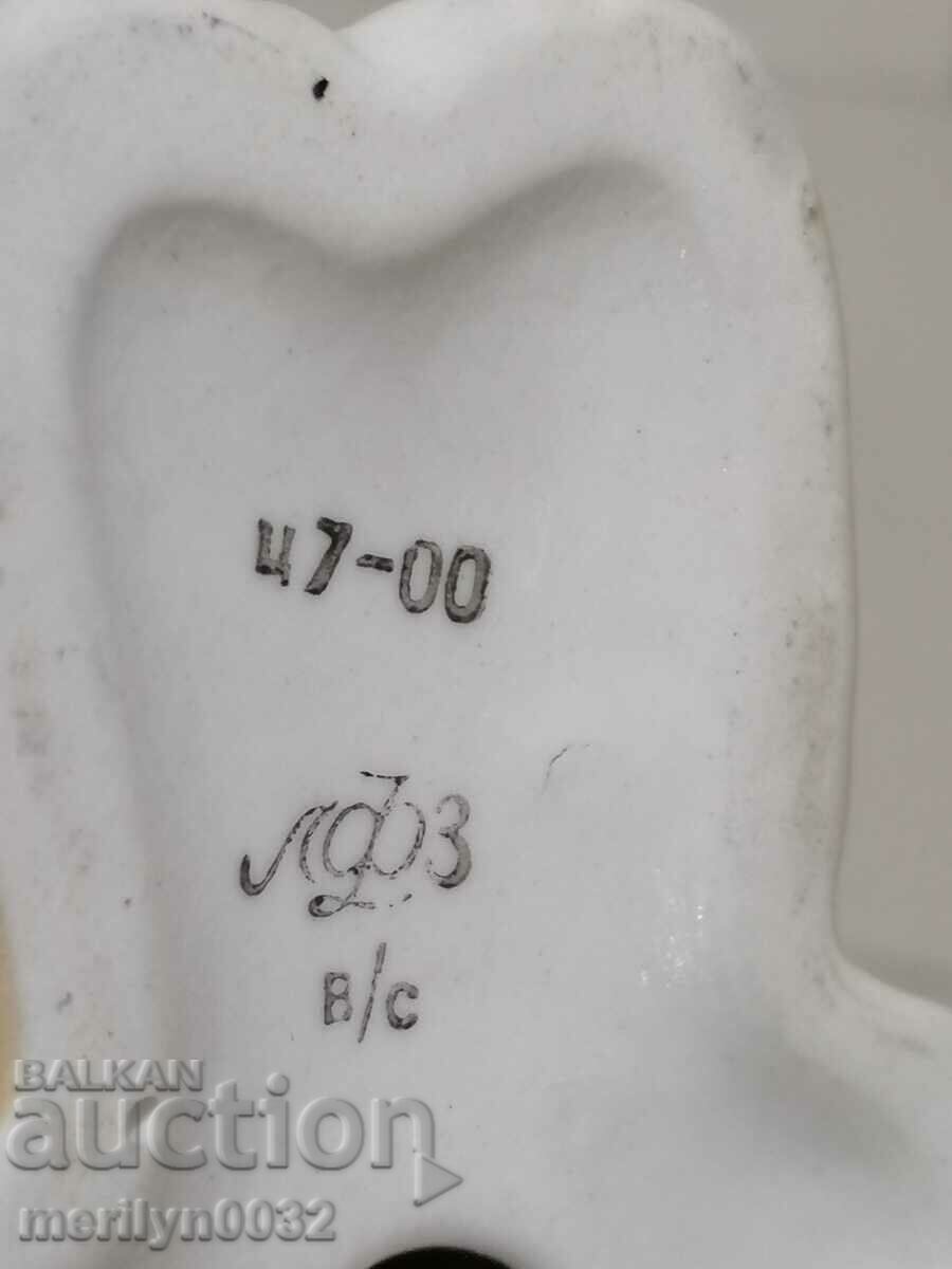 Porcelain figure 14 cm plastic statuette porcelain USSR - 5