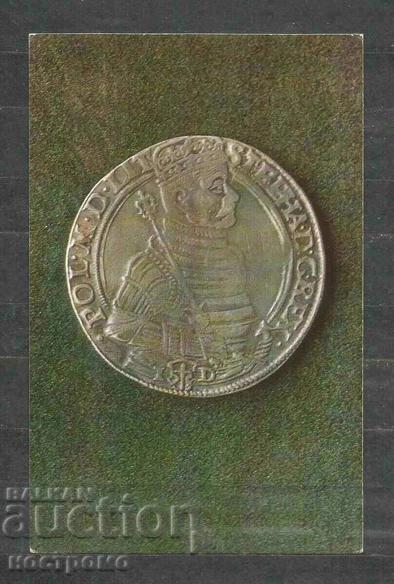 Thaler 1583 year  coin - RUSSIA  Old Post card   - A 1484