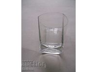 Branded whiskey glass