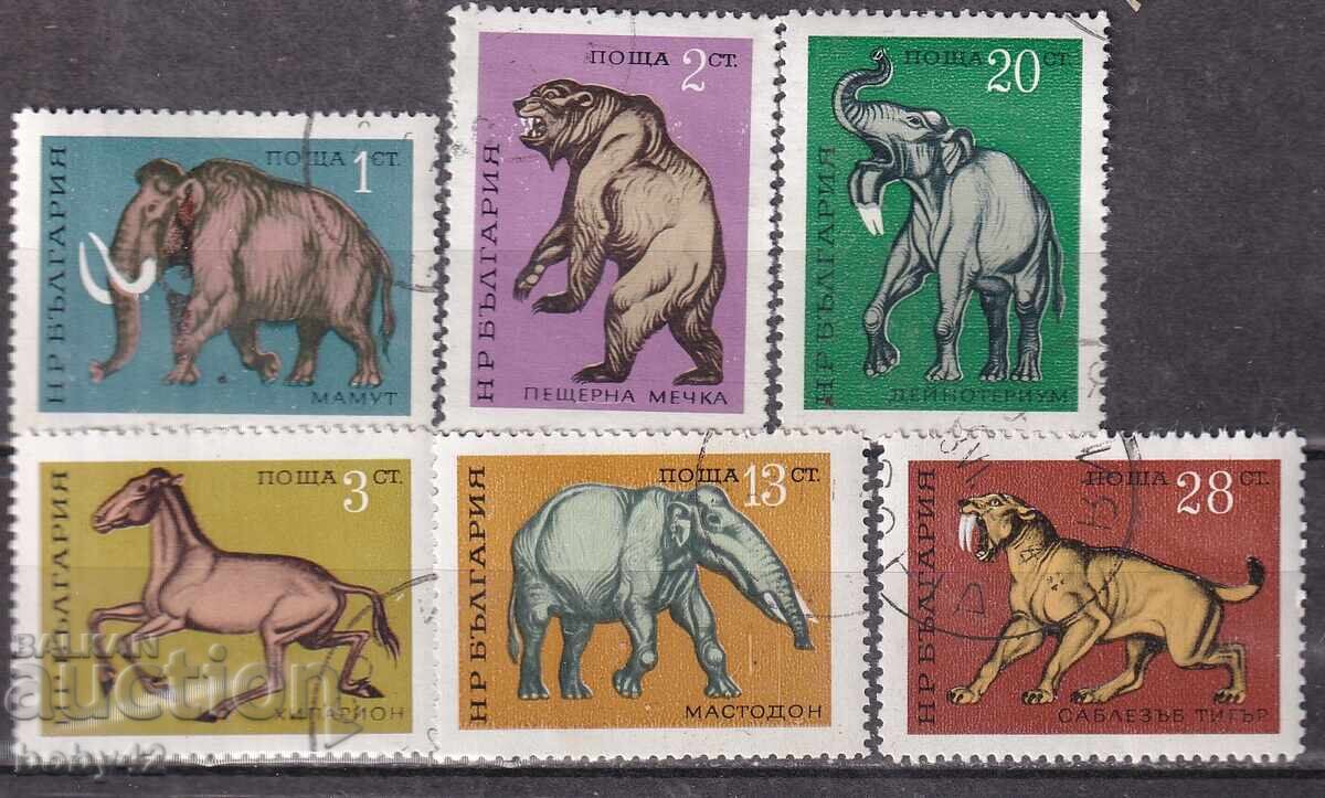 BK 2158-2163 Εξαφανισμένα ζώα - μηχανική εκτύπωση BK 2158-2163 Εξαφανισμένα ζώα - μηχανική εκτύπωση