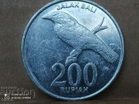 Монета Индонезия остров Бали 200 рупии 2003