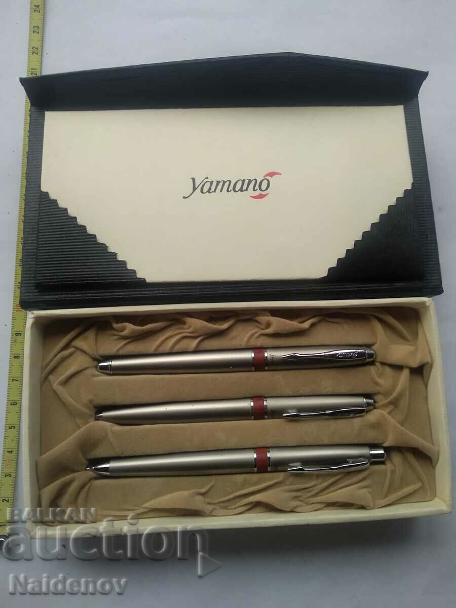 Yamano ballpoint pen and pencil new