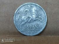 Coin Spain 10 centimos 1941