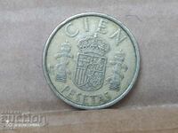 Монета Испания 100 песети 1986