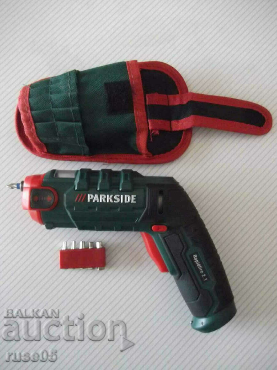 Battery powered screwdriver "PARKSIDE - RAPIDFIRE 2.1" - 2 new