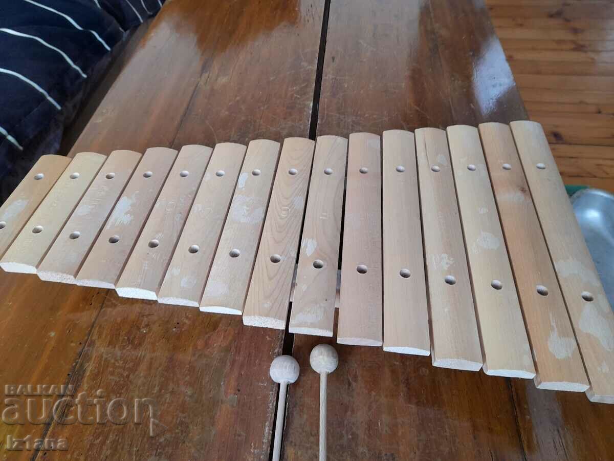 Auction Old children's musical instrument Xylophon Auction Old children's musical instrument Xylophon