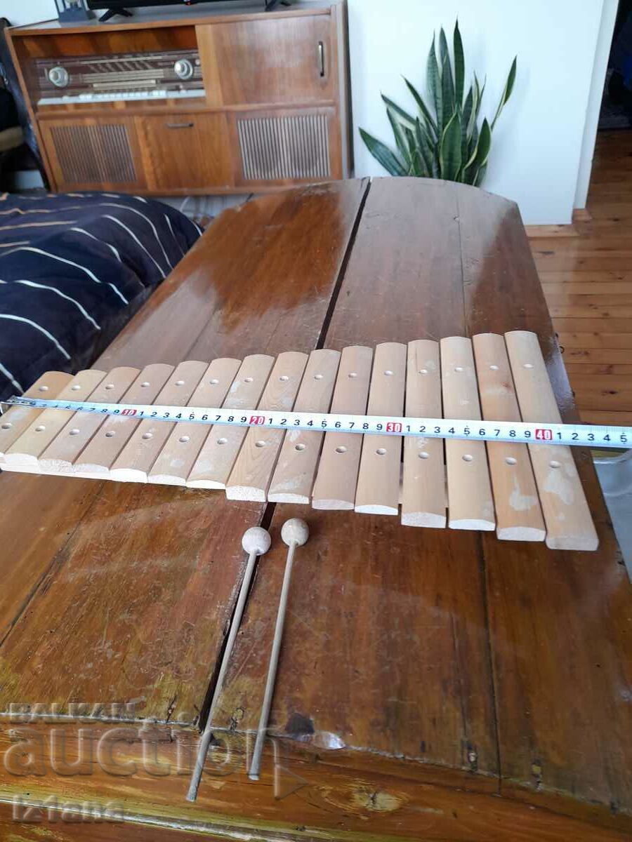 Old children's musical instrument Xylophon - 5 Old children's musical instrument Xylophon - 5