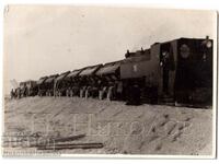 OLD PHOTO FREIGHT TRAIN LOCOMOTIVE G451