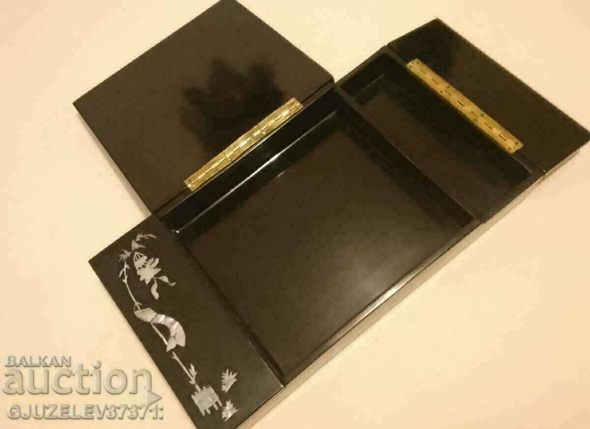 Old Handmade Mother of Pearl Inlaid Jewelry Box, with price 350.00 BGN | € 178.95 Old Handmade Mother of Pearl Inlaid Jewelry Box, with price 350.00 BGN | € 178.95