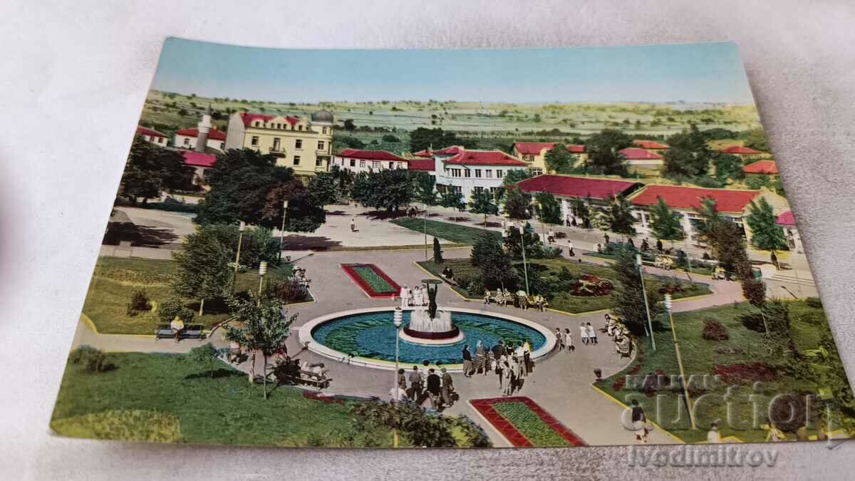 Καρτ ποστάλ Πλατεία Hisarya 1962