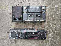 Old radio cassette players