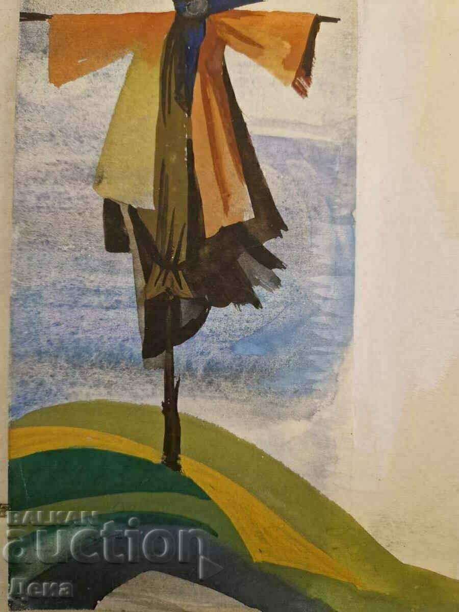 Auction Kostadinka Miladinova illustration 1977 Auction Kostadinka Miladinova illustration 1977