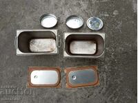 Chrome-nickel dishes