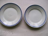 Old Bulgarian porcelain plates