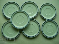 Lot of old Bulgarian porcelain plates