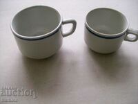 Lot of old Bulgarian porcelain tea cups