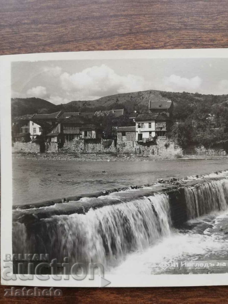 Auction Postcard Kingdom of Bulgaria - View from Troyan Auction Postcard Kingdom of Bulgaria - View from Troyan