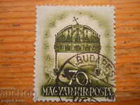 stamp - Hungary "Crown of King Stefan" - 1938
