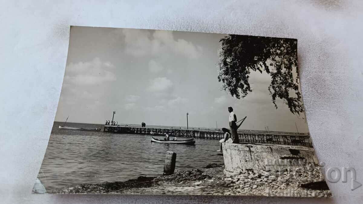 Καρτ ποστάλ Pomorie Port 1960