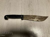 Old large Author's knife butcher's fist