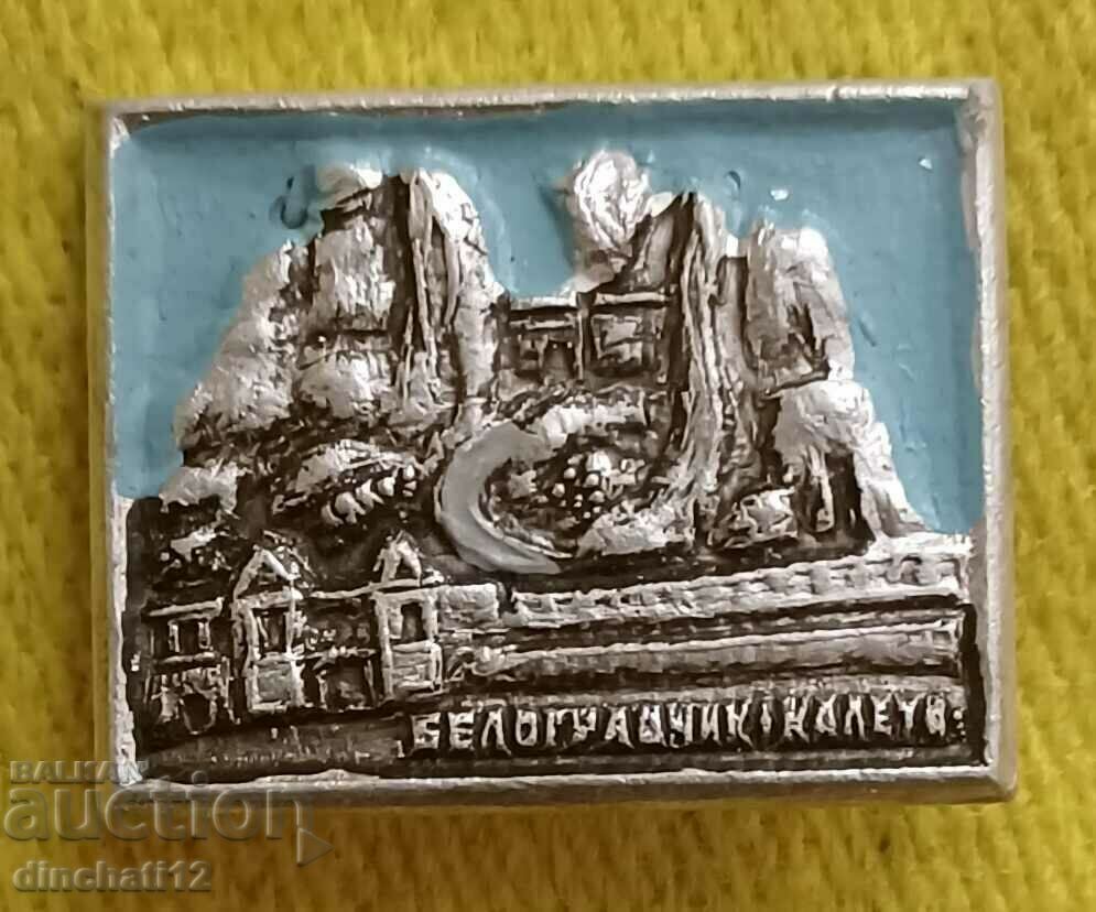 Licitație Insigna. Belogradchik Belogradchik stânci cetatea Kaleto Licitație Insigna. Belogradchik Belogradchik stânci cetatea Kaleto