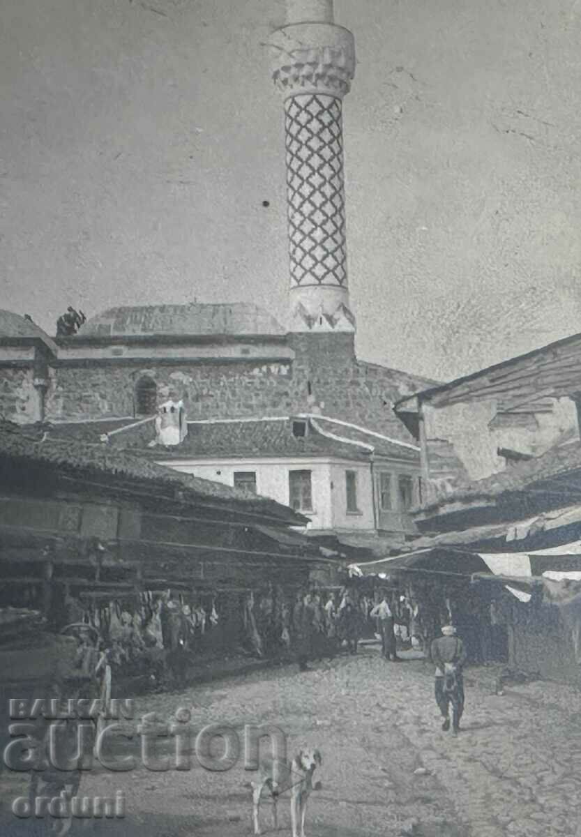 3900 Kingdom of Bulgaria butcher's bazaar Mosque probably Edirne with price 30.00 BGN | € 15.34