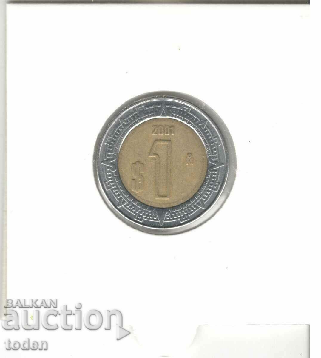 Аукцион Mexico-1 Peso-2001 Mo-KM# 603 Аукцион Mexico-1 Peso-2001 Mo-KM# 603