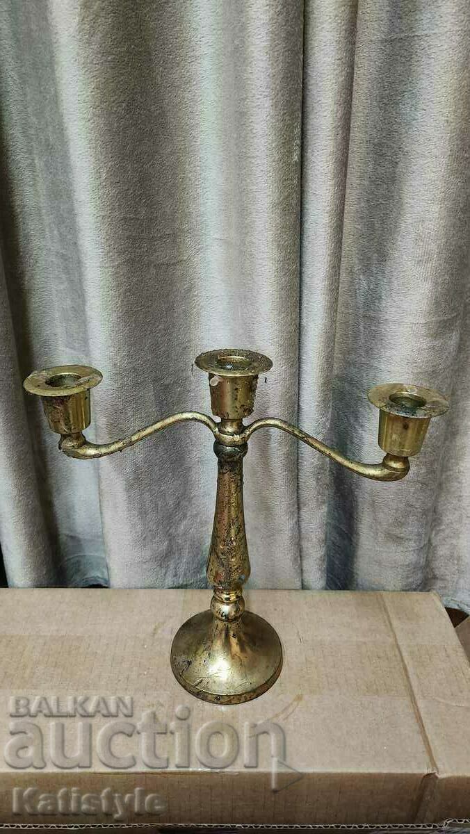 Brass candle holder