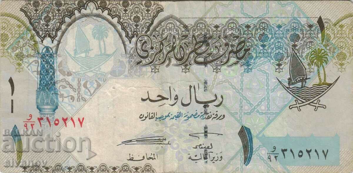 Qatar 1 Riyal 2003 Banknote #5156 with price 1.99 BGN | € 1.02 Qatar 1 Riyal 2003 Banknote #5156 with price 1.99 BGN | € 1.02