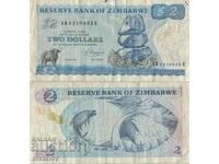 Zimbabwe 2 Dollars 1983 Banknote #5158
