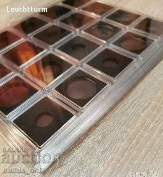 sheets and capsules for all Bulgarian coins 1881 - 1943 - 6 sheets and capsules for all Bulgarian coins 1881 - 1943 - 6