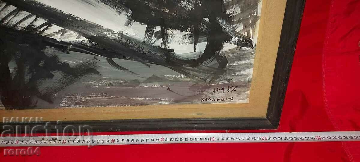 PROFESSOR NIKOLAI MAISTOROV, born 1943 - COMPOSITION V with price 5355.00 BGN | € 2737.97 PROFESSOR NIKOLAI MAISTOROV, born 1943 - COMPOSITION V with price 5355.00 BGN | € 2737.97