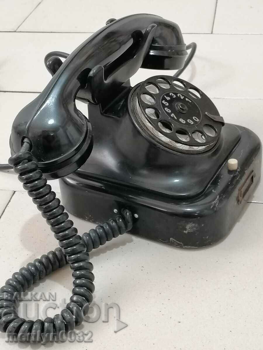 Auction  Old telephone set, Siemens telephone