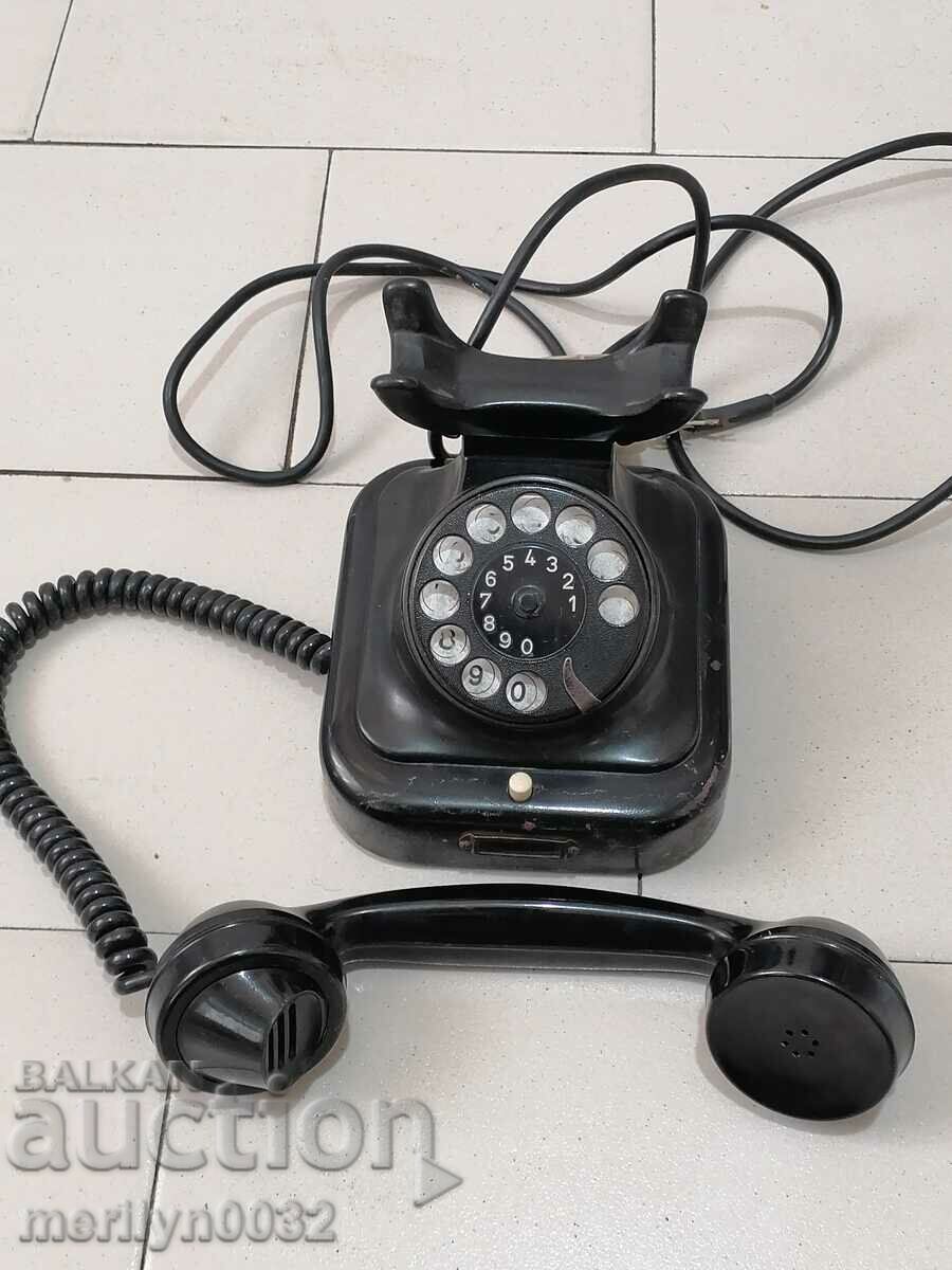 Delivery of Old telephone set, Siemens telephone