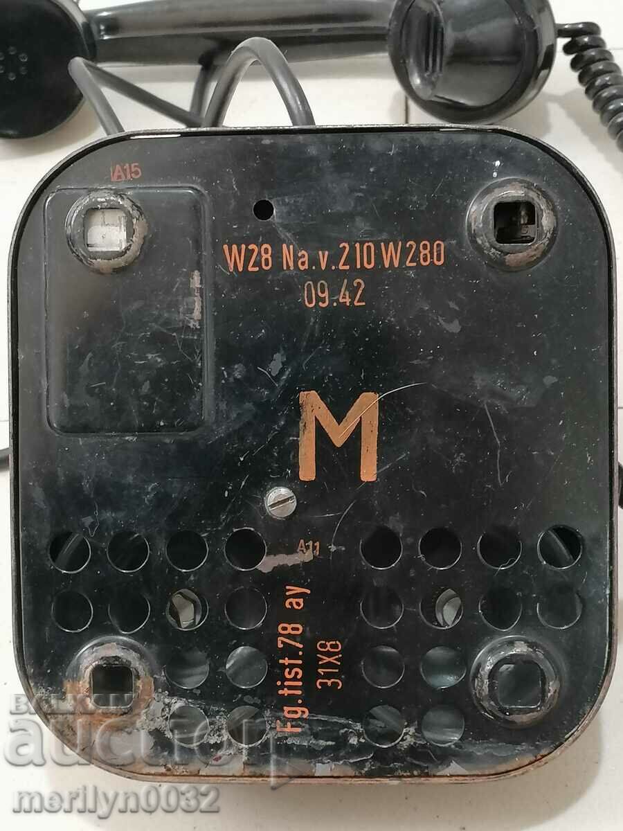 Old telephone set, Siemens telephone - 5