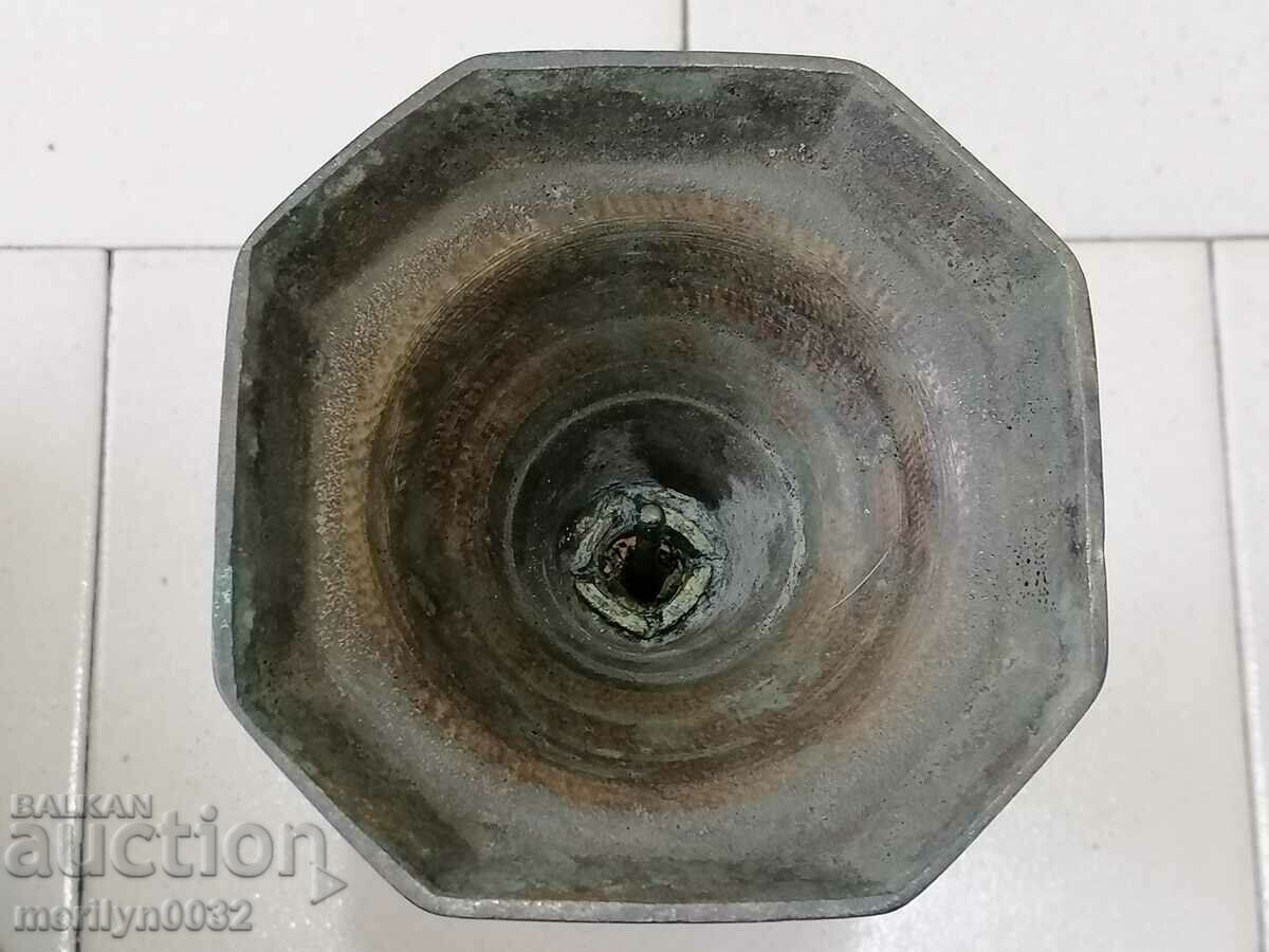 Old Bulgarian revival candlestick candle - 7 Old Bulgarian revival candlestick candle - 7