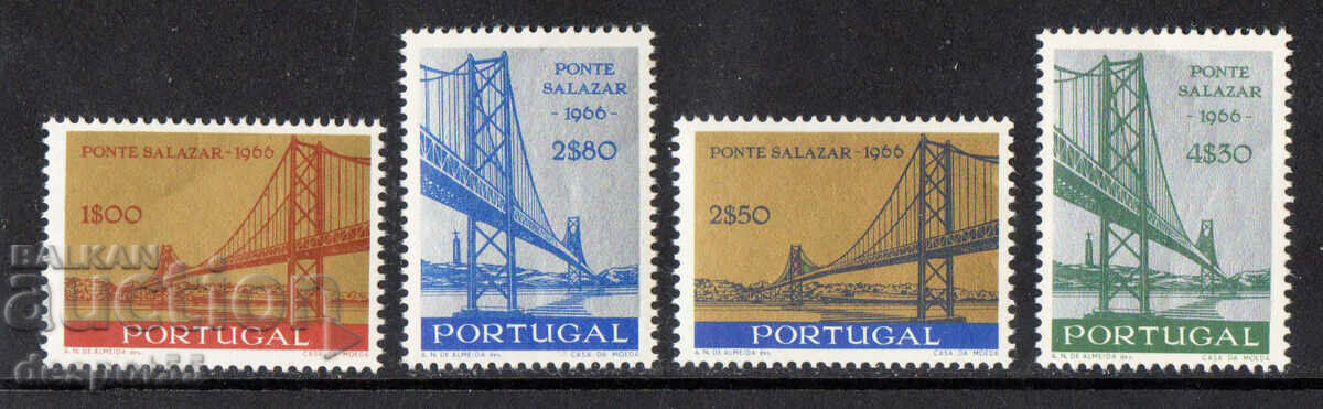 1966. Portugalia. Deschiderea Podului Salazar.