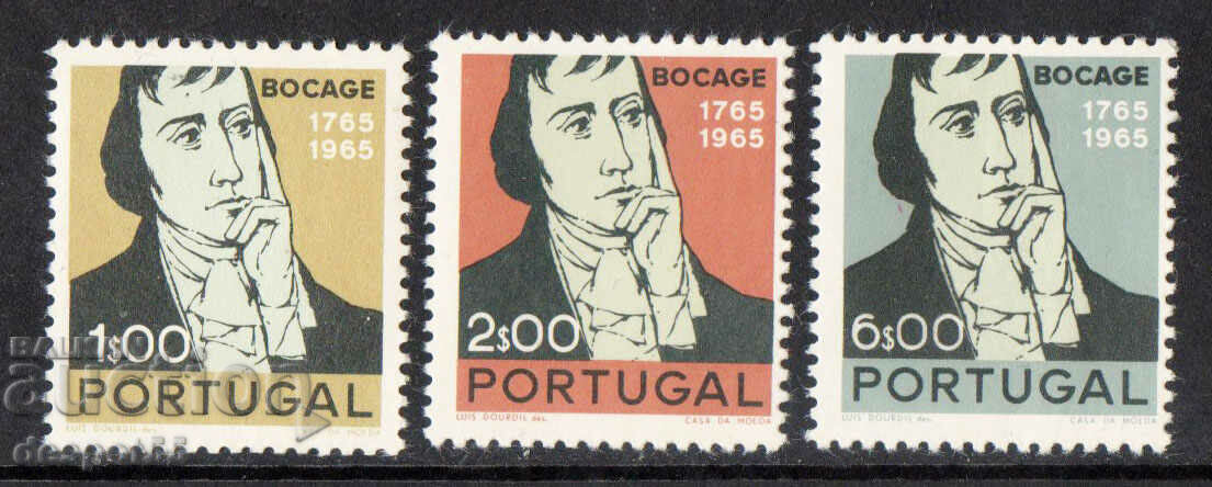 1966. Portugalia. 200 de ani de la nașterea lui Bocage.