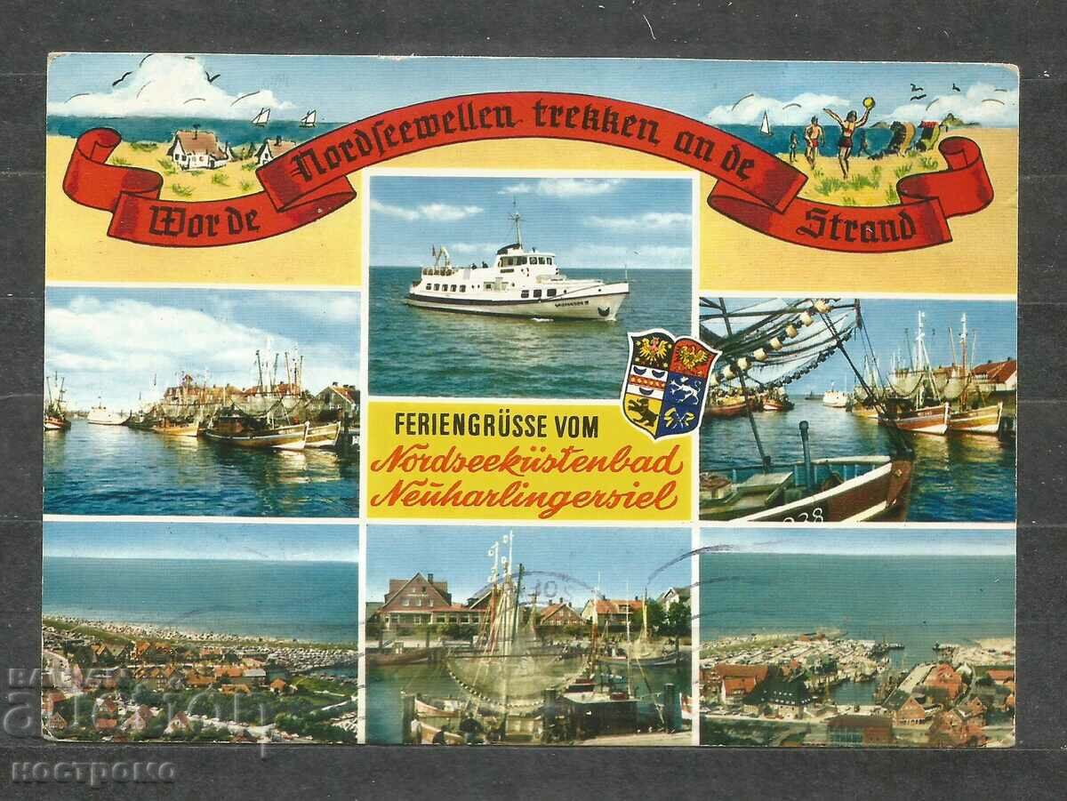 Nordseekustenbad - Carte poștală Germania - A 1554