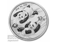 SILVER 30 Y 2022 CHINA - PANDA