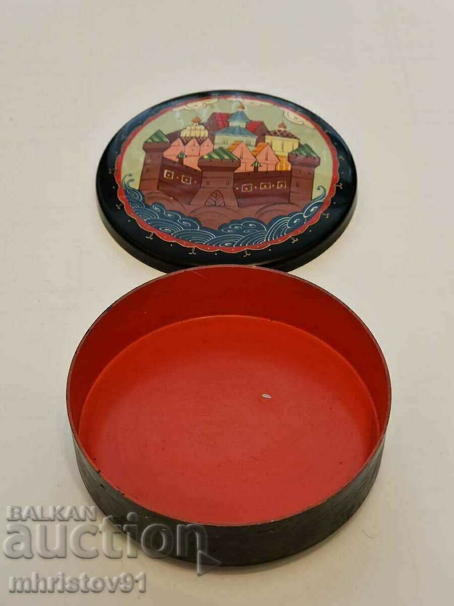 Hand painted Russian jewelry box with price 30.00 BGN | € 15.34 Hand painted Russian jewelry box with price 30.00 BGN | € 15.34