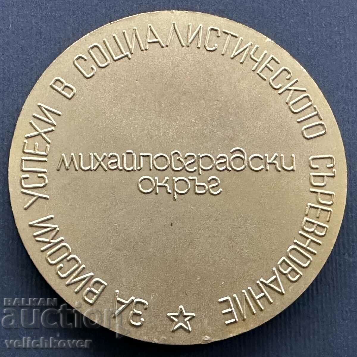 36145 Bulgaria Plaques For High Achievement Mihailovgrad District with price 25.00 BGN | € 12.78 36145 Bulgaria Plaques For High Achievement Mihailovgrad District with price 25.00 BGN | € 12.78