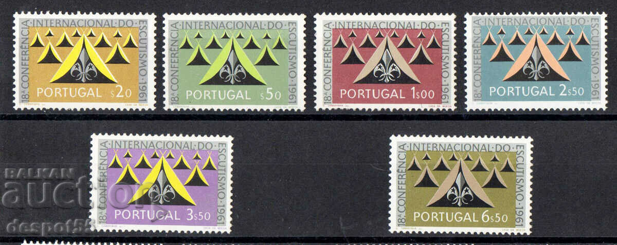 1962. Portugalia. Al 18-lea Congres Internațional de Cercetași.