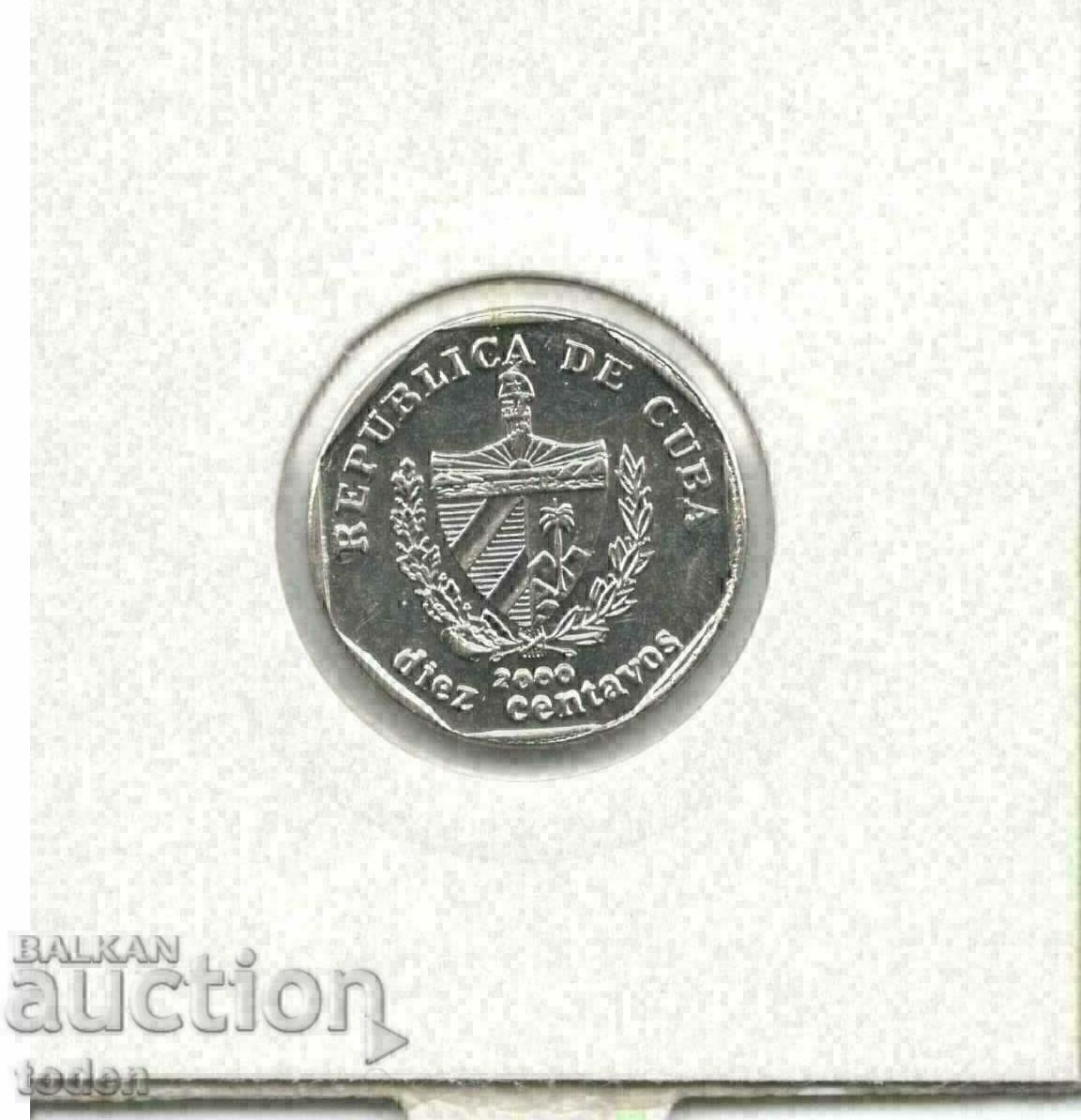 Παράδοση +Κούβα-10 Centavos-2000-KM# 576