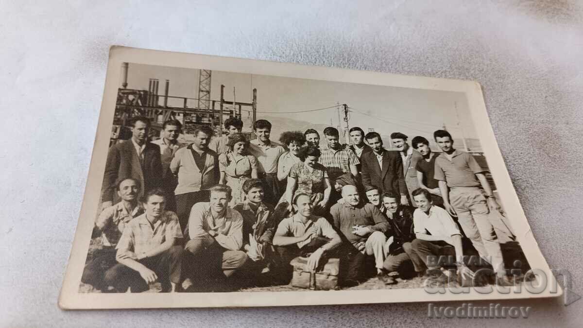 С-ка Давид Овадия със съв. специалисти в МК Кремиковци 1965