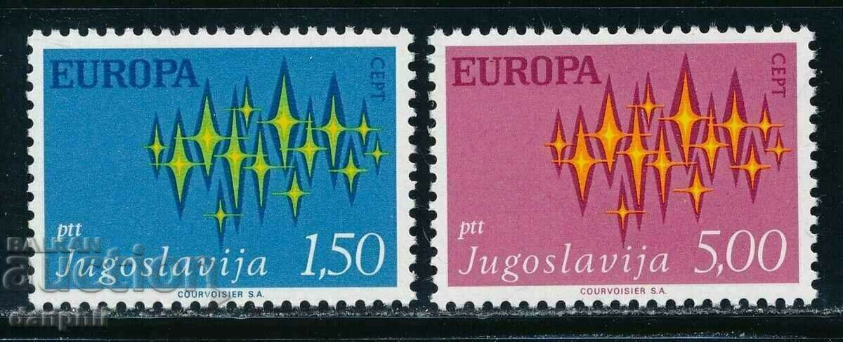 Югославия - 1972 Eвропа CEПT (**) чисти, неклеймовани