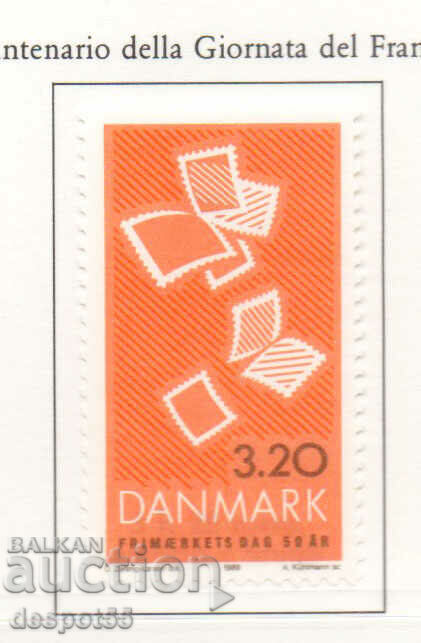 1989. Дания. 50-та годишнина на Деня на пощенската марка.