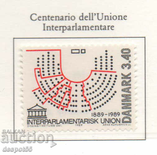 1989. Danemarca. 100 de ani de la Uniunea Interparlamentară.