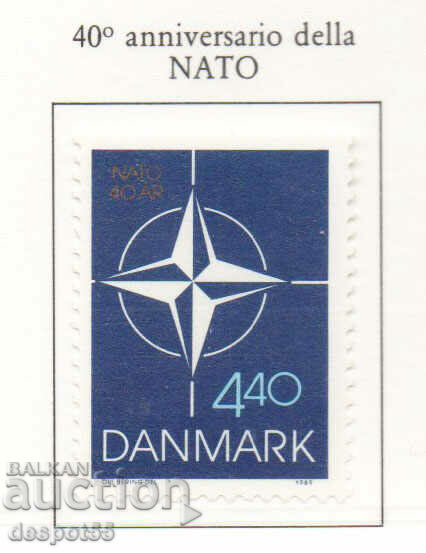 1989. Дания. 40-та годишнина от членството в НАТО.